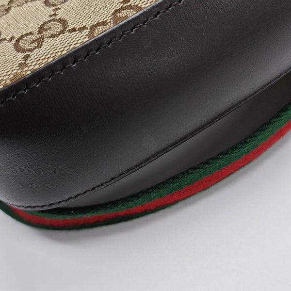 Moon Side Mini Monogram Coated Canvas Black