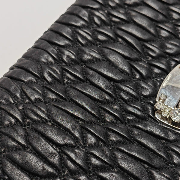 Lambskin Shoulder Bag Black