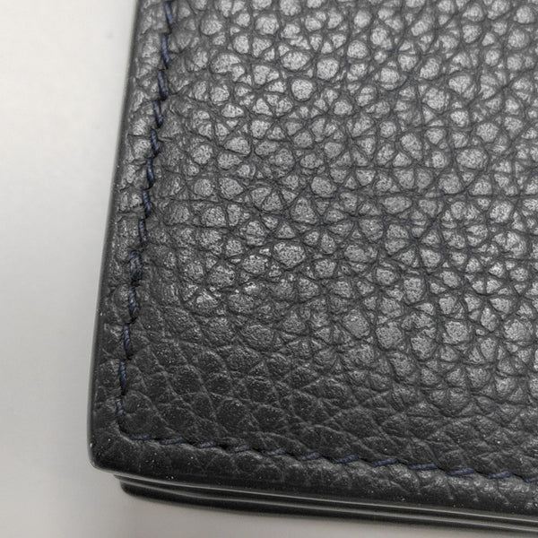 Calfskin Card Holder Blue