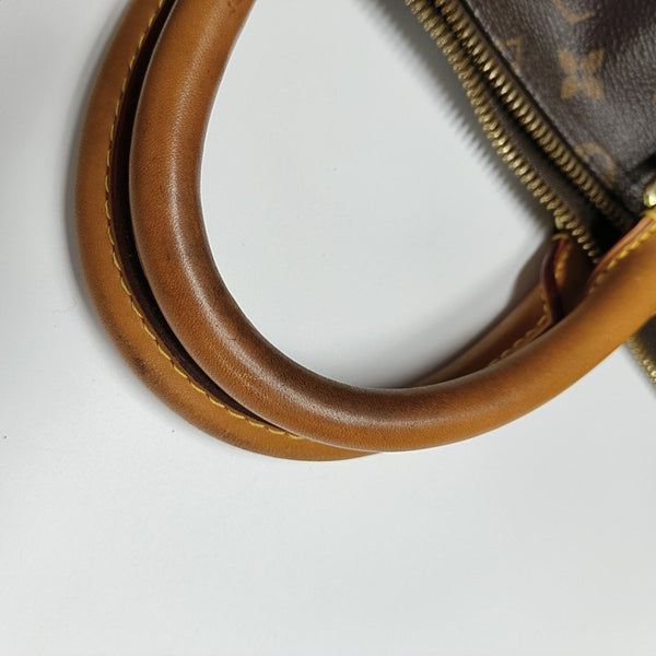 SAC SOUPLE 55 Monogram Coated Canvas Brown
