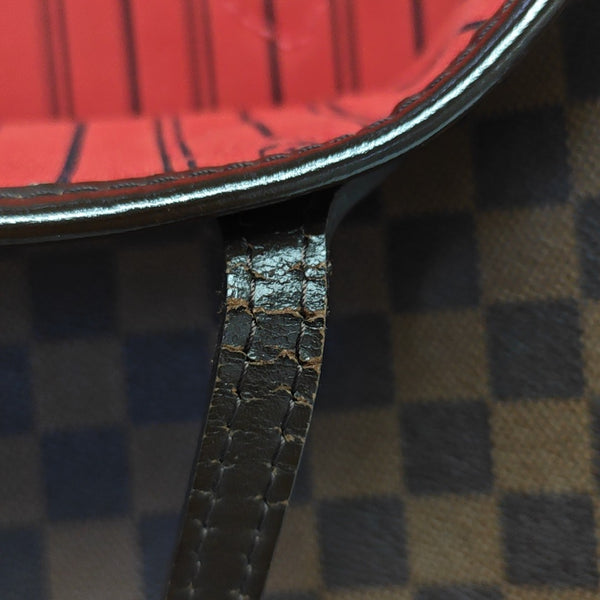 NEVERFULL MM Damier Ebene Coated Canvas Brown