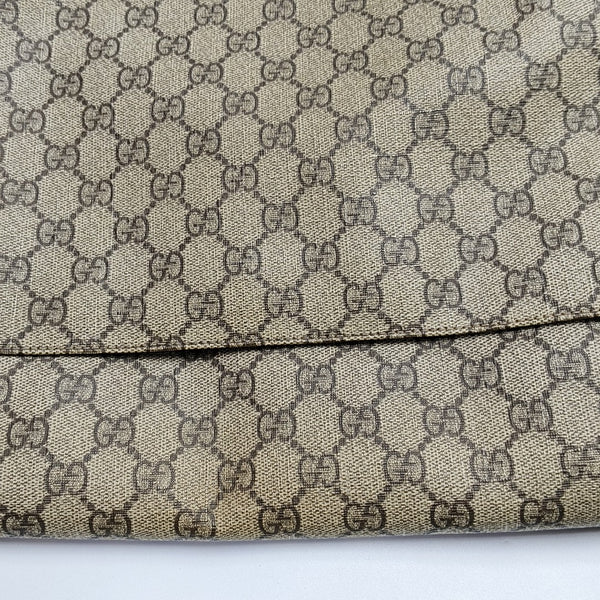 GG Messenger Monogram Coated Canvas Black