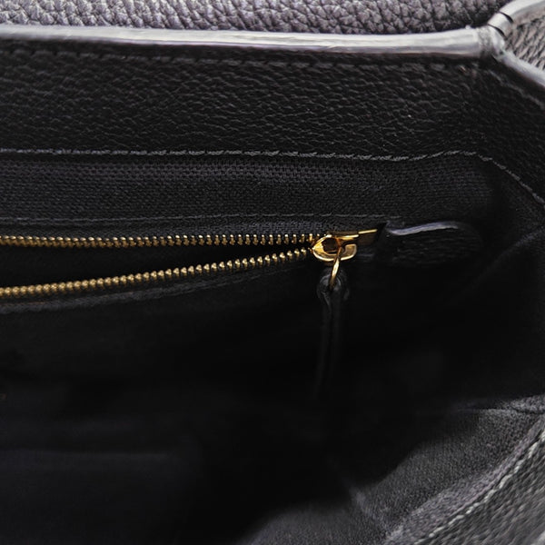 Calfskin Shoulder Bag Black