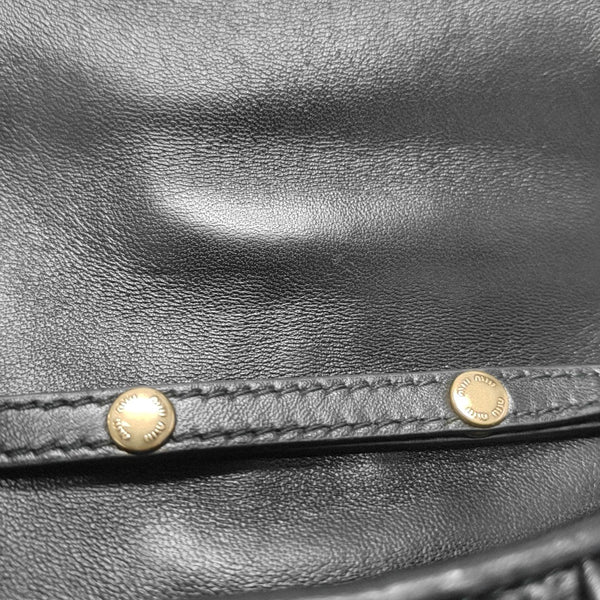 Matelassé Quilted Lambskin Black