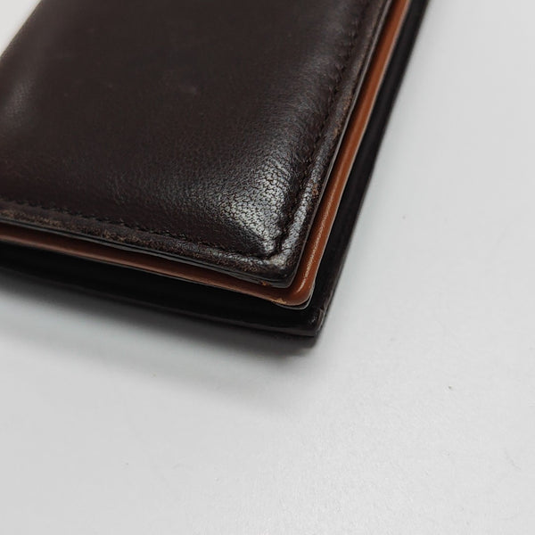 Calfskin Card Holder Brown