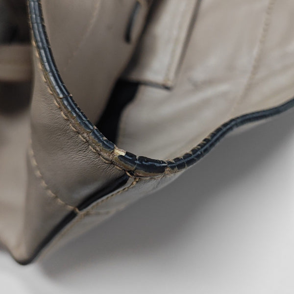 Calfskin Tote Bag Gray