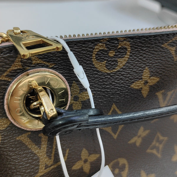SURENE BB Monogram Coated Canvas Brown