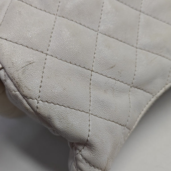 HOBO Quilted Lambskin White