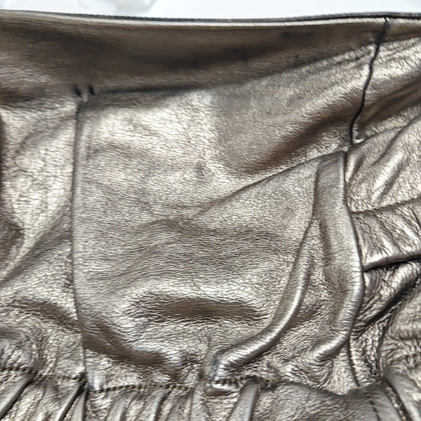 Calfskin Top Handle Bag Beige