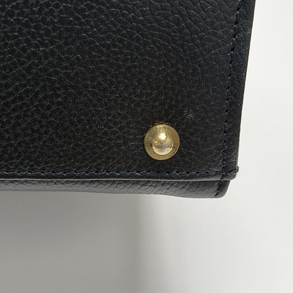 Calfskin Shoulder Bag Black