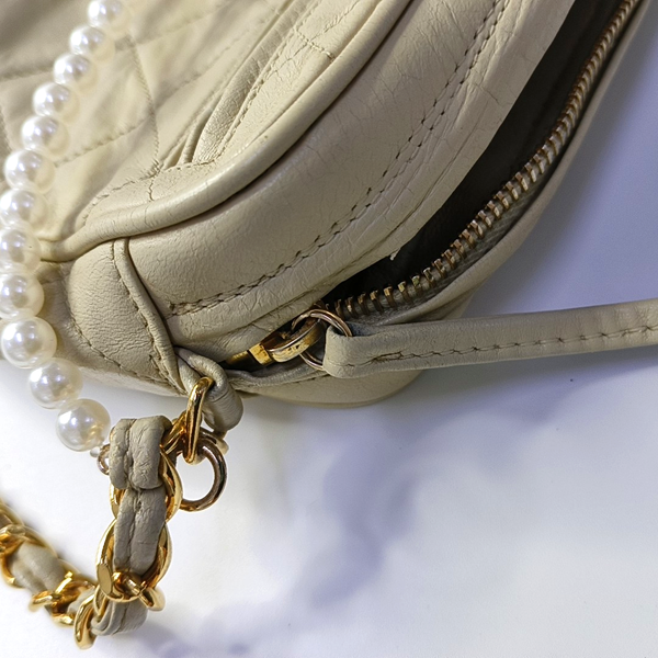 Quilted Lambskin Beige