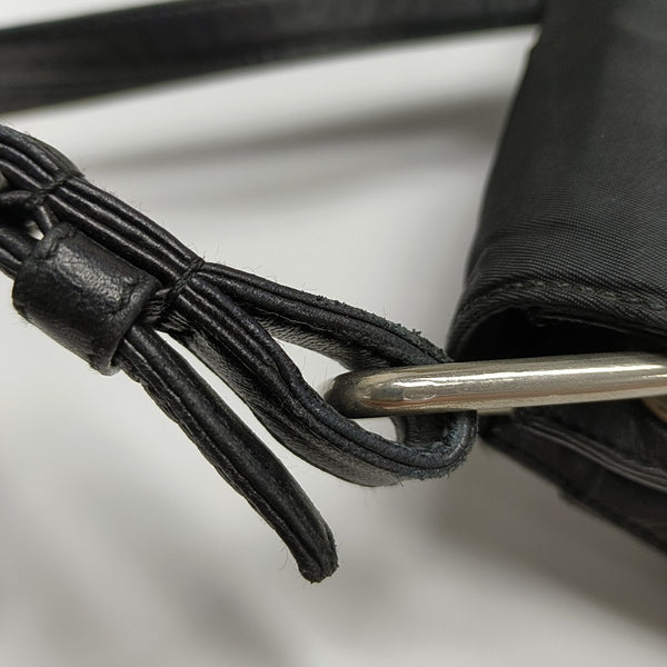 Nylon Shoulder Bag Black