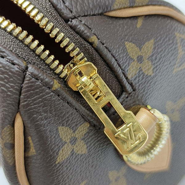 SPEEDY 20 Monogram Coated Canvas Brown