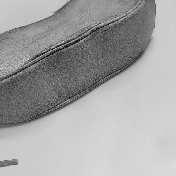 Le Cagole Mini Lambskin Silver