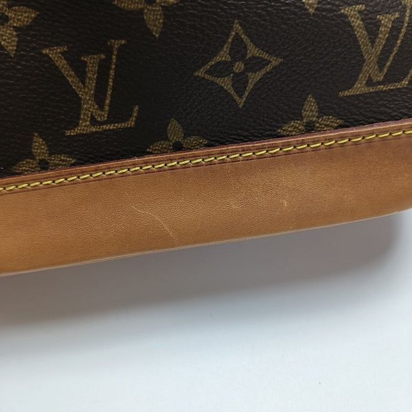 NOÉ MM Monogram Coated Canvas Brown