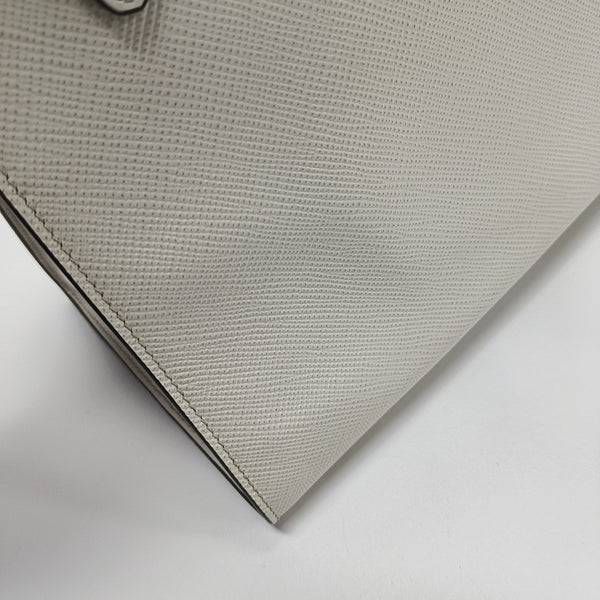 Monochrome Saffiano Calfskin White