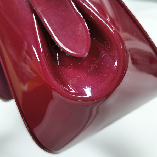 PASADENA PM Monogram Patent Leather Red