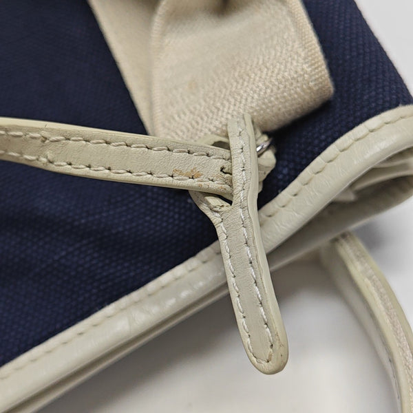 Navy Canvas Blue