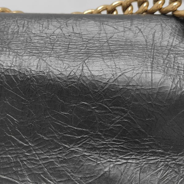 Crush Medium Calfskin Black
