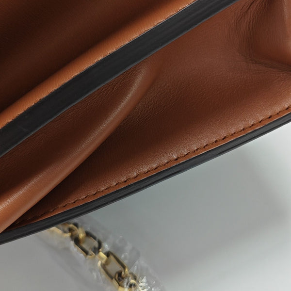 DAUPHINE MM Monogram Coated Canvas Brown