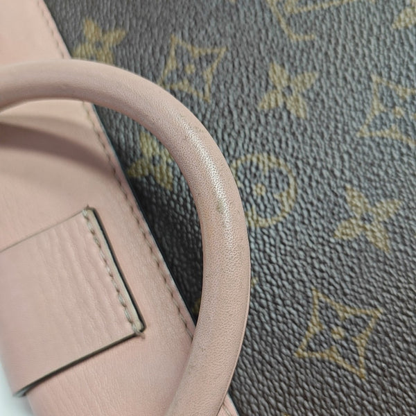 LOCKY BB Monogram Coated Canvas Pink