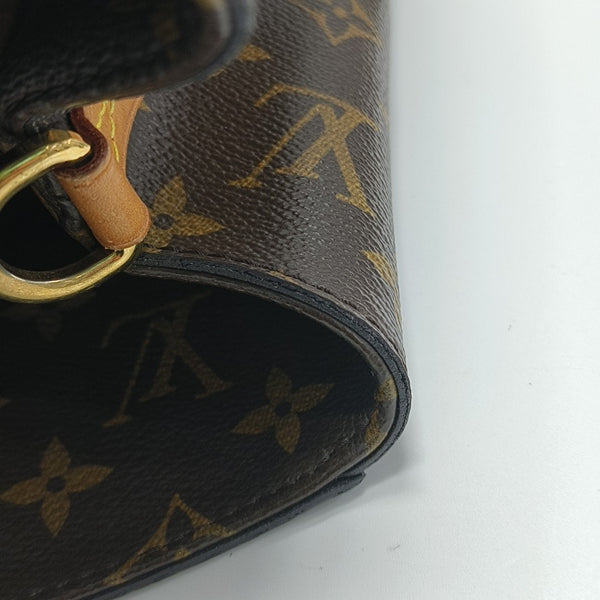 MONTAIGNE GM Monogram Coated Canvas Brown