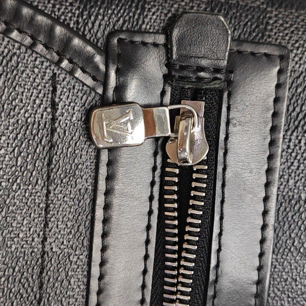 DANIEL GM Damier Graphite Coated Canvas Gray