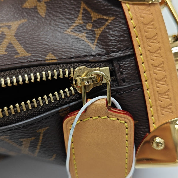 SIDE TRUNK GM Monogram Coated Canvas Brown