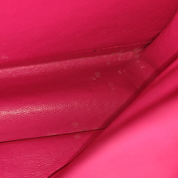 CLASSIC FLAP Small Quilted Patent Leather Red