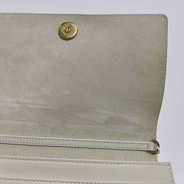 Diorama Cannage Lambskin White