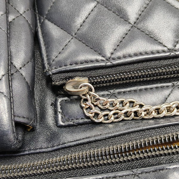 CAMBON Quilted Calfskin Black