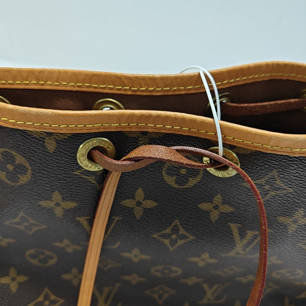 NOÉ BB Monogram Coated Canvas Brown