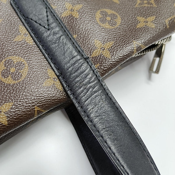 KITAN Monogram Coated Canvas Brown