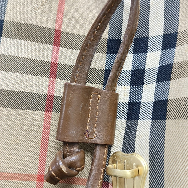 Canvas Bucket Bag Brown