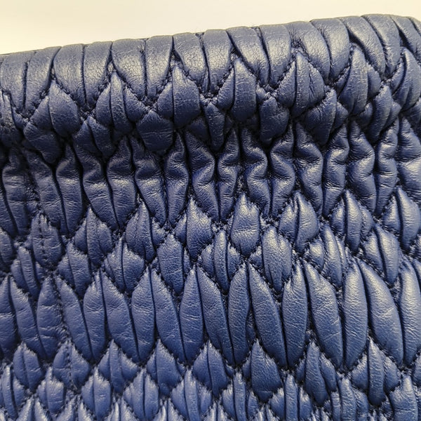 Quilted Lambskin Blue