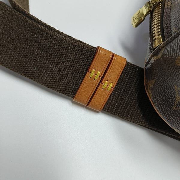 GANGE Monogram Coated Canvas Brown