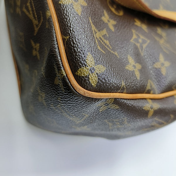 BATIGNOLLES MM Monogram Coated Canvas Brown