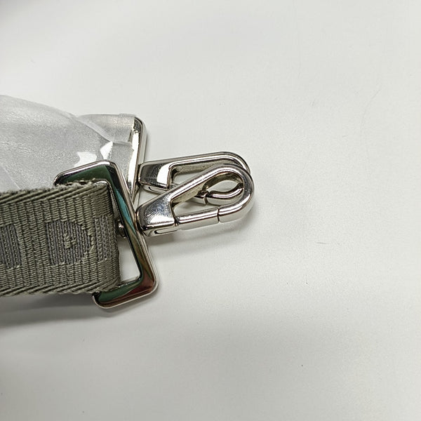 Coated Canvas Shoulder Bag Gray