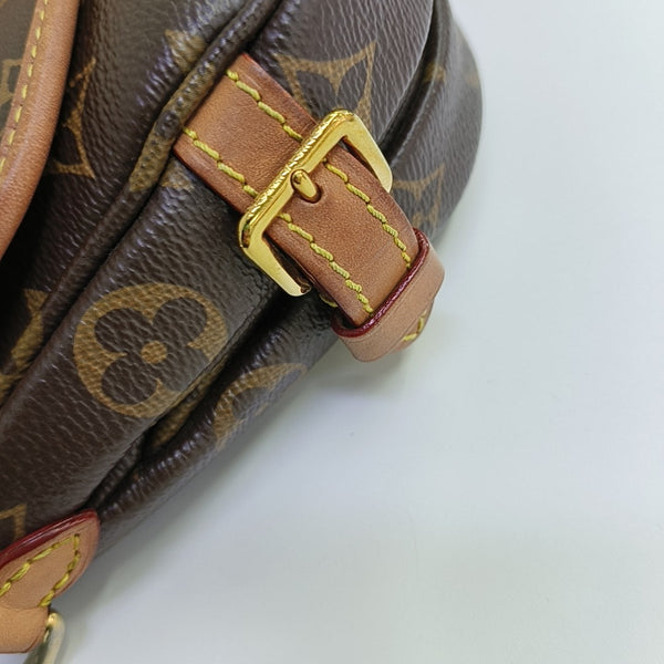 SAUMUR BB Monogram Coated Canvas Brown