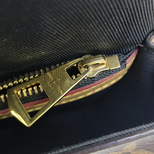 DIANE Monogram Coated Canvas Brown