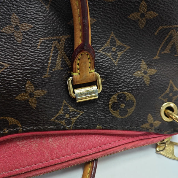 PALLAS BB Monogram Coated Canvas Brown