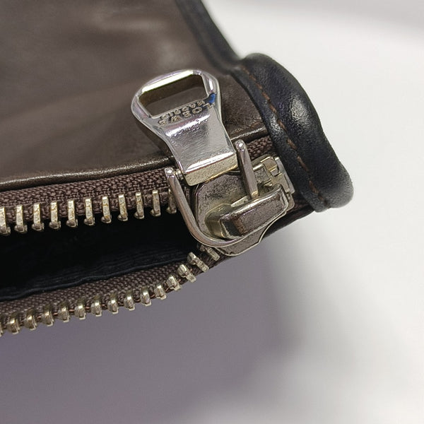 Calfskin Top Handle Bag Brown