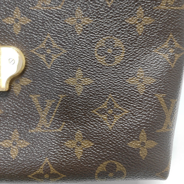 SAINT PLACIDE Monogram Coated Canvas Brown