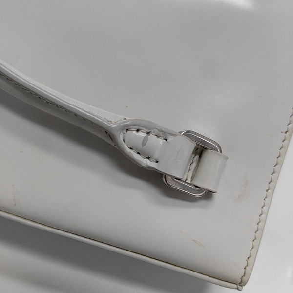 Calfskin Tote Bag Small White