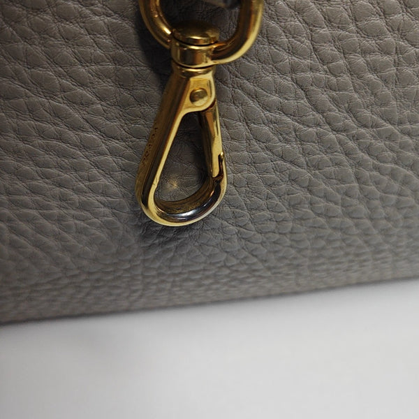 Galleria Large Calfskin Gray