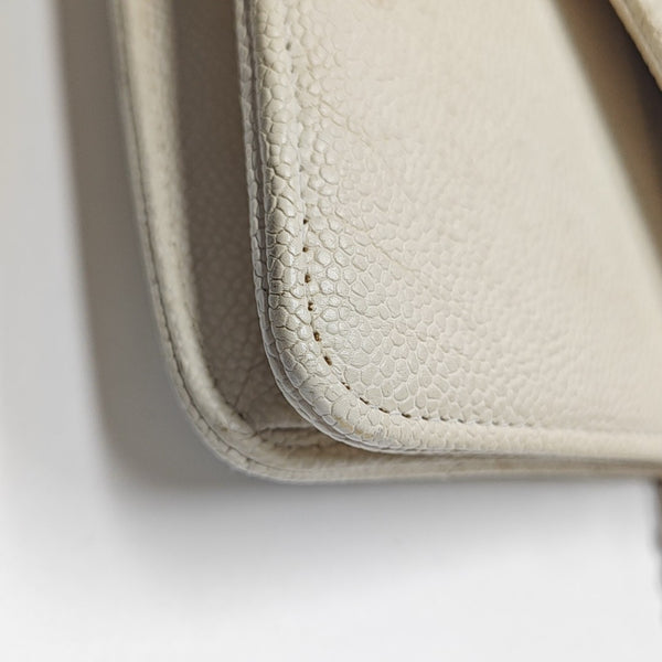 WOC Quilted Calfskin White