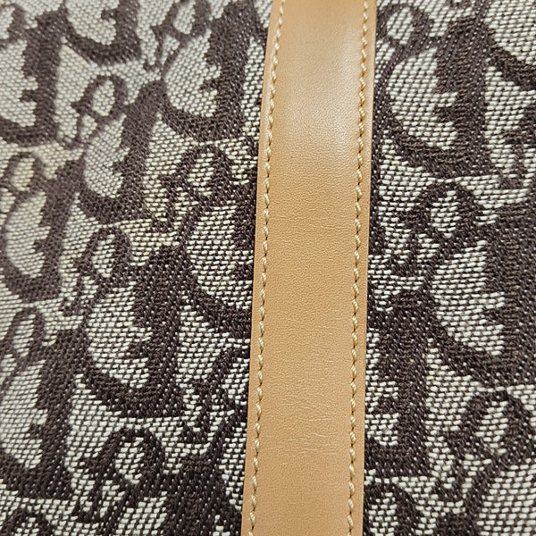 Vintage Tote Oblique Canvas Brown