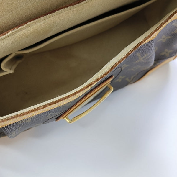 BEVERLY MM Monogram Coated Canvas Brown