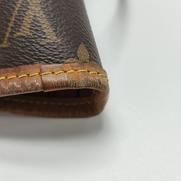 NEVERFULL MM Monogram Coated Canvas Brown