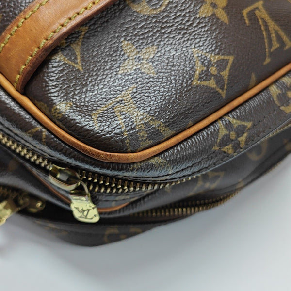 REPORTER Monogram Coated Canvas Brown